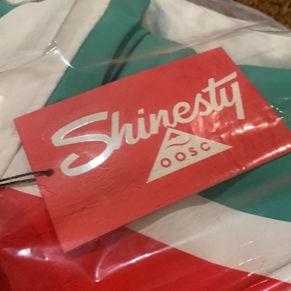 Shinesty females white retro striped Fitzkee suit. NWT medium - Picture 8 of 9